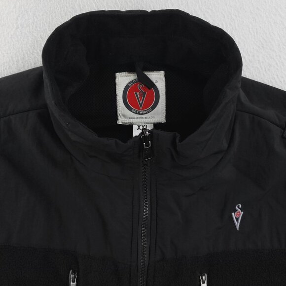 SCOTTeVEST Fleece Jacket TEC Convertible Zip Sleeves SeV Men's XXL NWOT - Picture 10 of 12